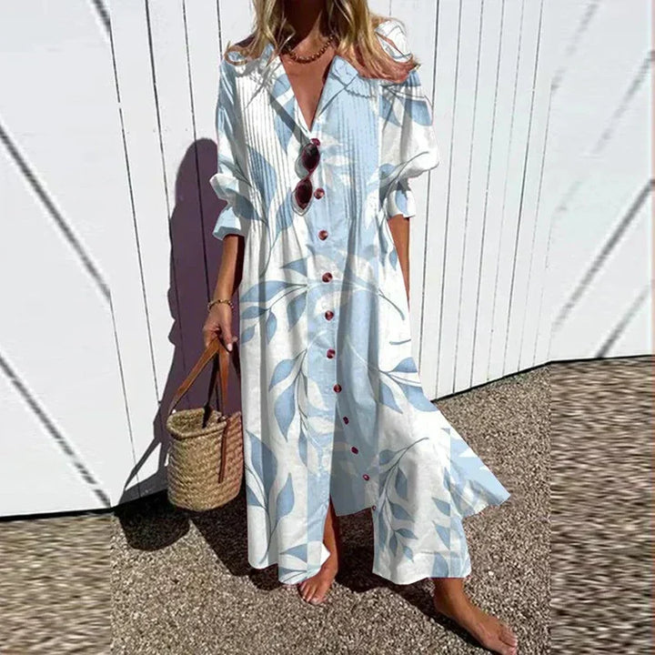 Printed Boho Maxi Dress for Women