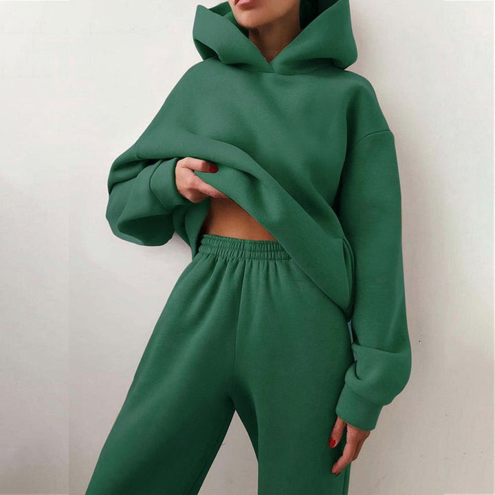 Oversized Hoodie and Jogger Set for Women
