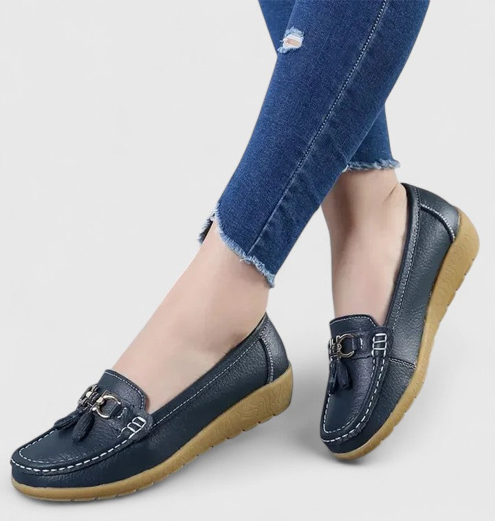 Cushioned Slip-On Loafers for Women
