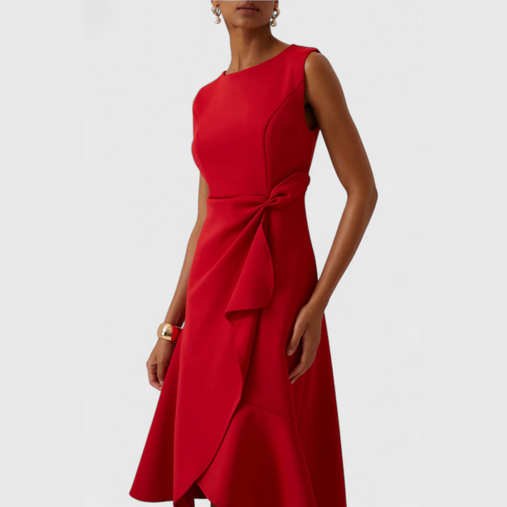 Sleeveless Flowy Midi Dress for Women