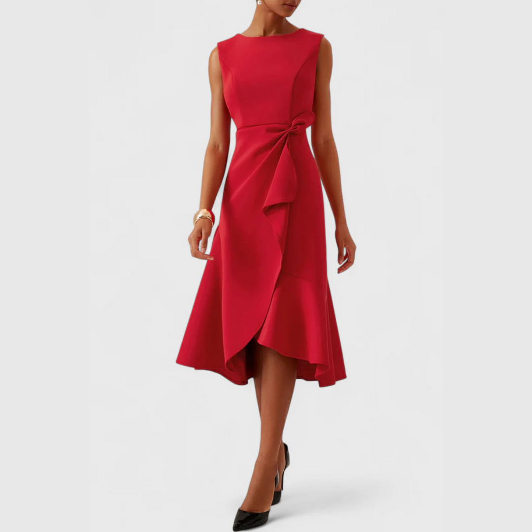 Sleeveless Flowy Midi Dress for Women