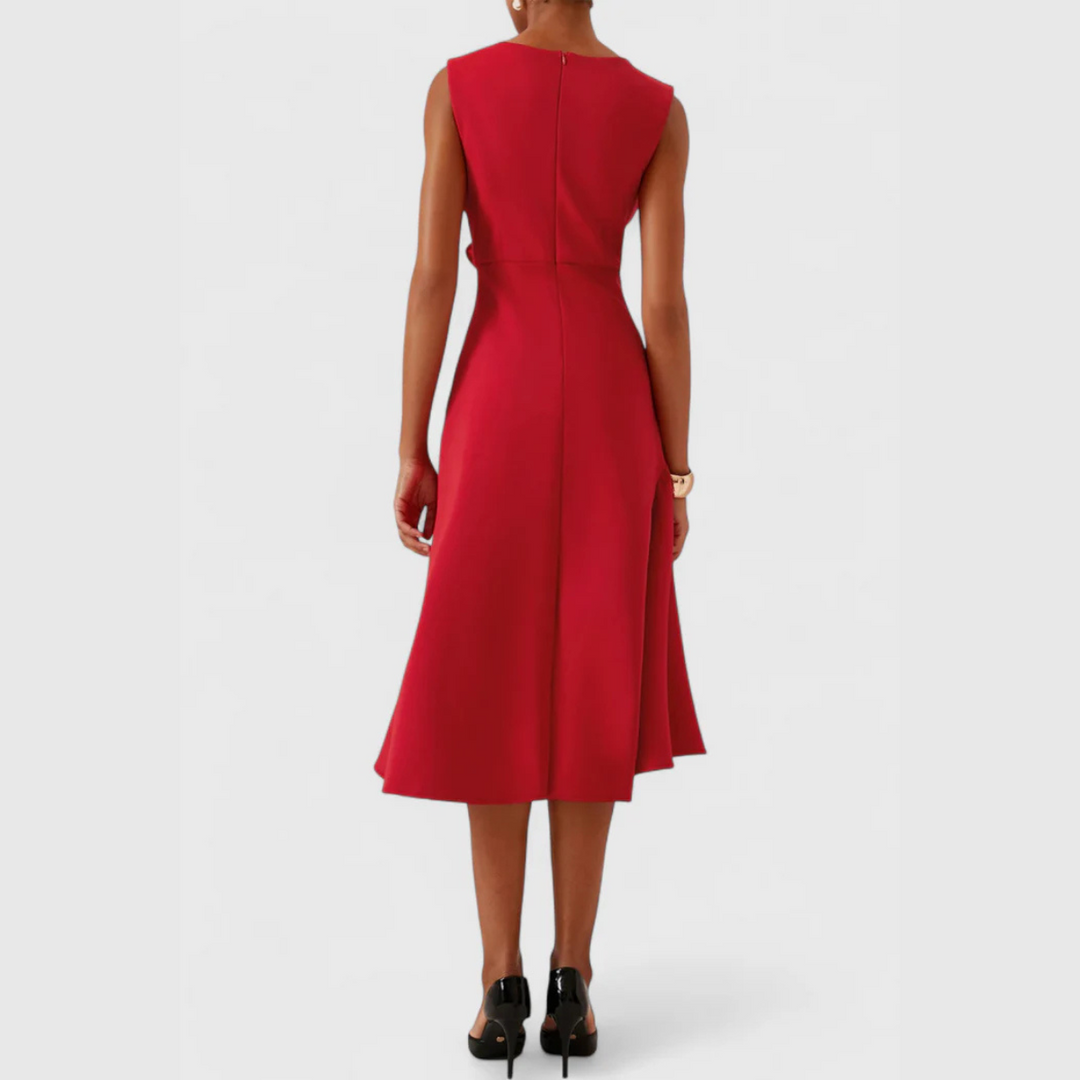 Sleeveless Flowy Midi Dress for Women