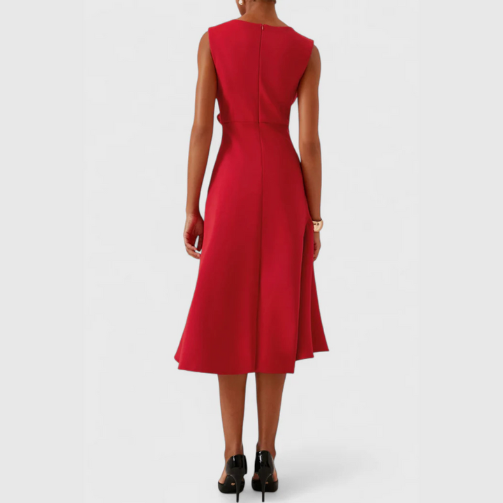 Sleeveless Flowy Midi Dress for Women