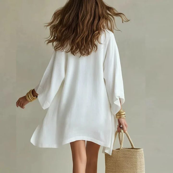 V Neck Flowy Playsuit for Women