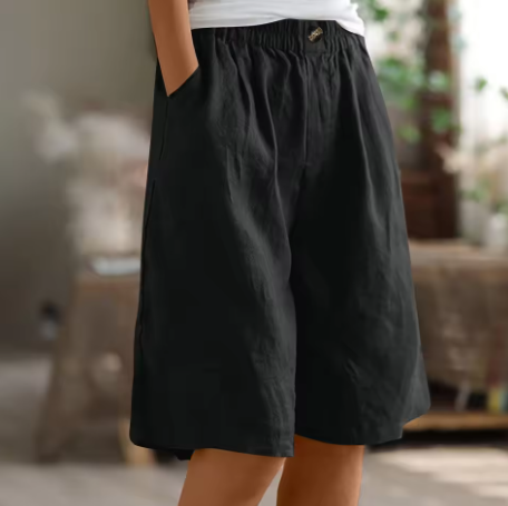 Long Shorts with Pockets for Women