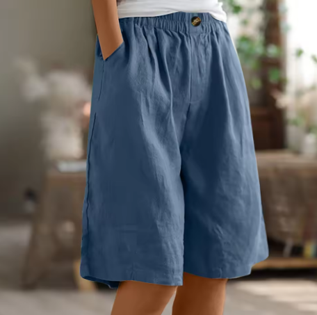 Long Shorts with Pockets for Women