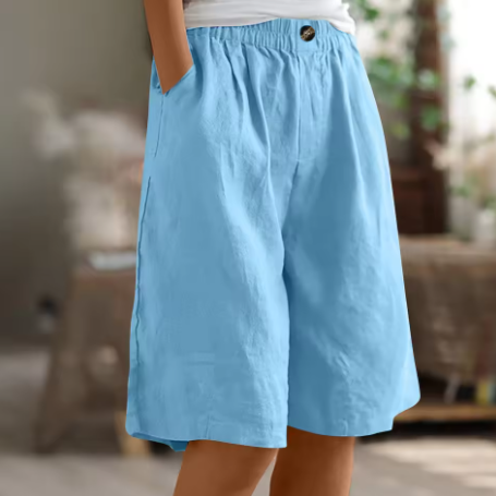 Long Shorts with Pockets for Women