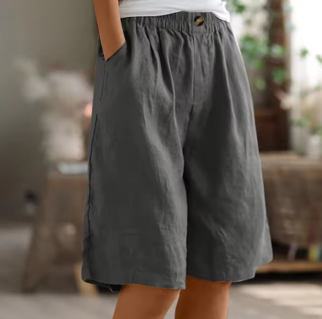 Long Shorts with Pockets for Women