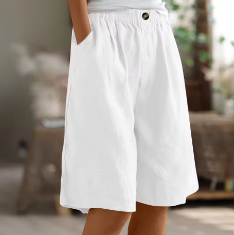 Long Shorts with Pockets for Women
