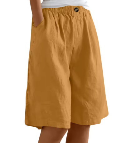 Long Shorts with Pockets for Women