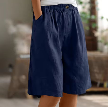 Long Shorts with Pockets for Women