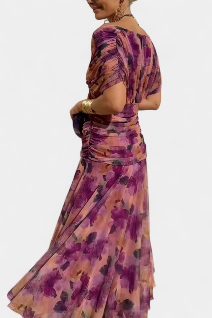 Off-Shoulder Midi Dress for Women