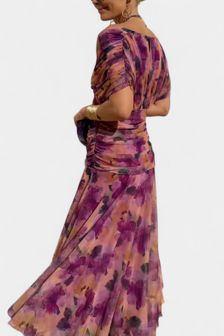Off-Shoulder Midi Dress for Women