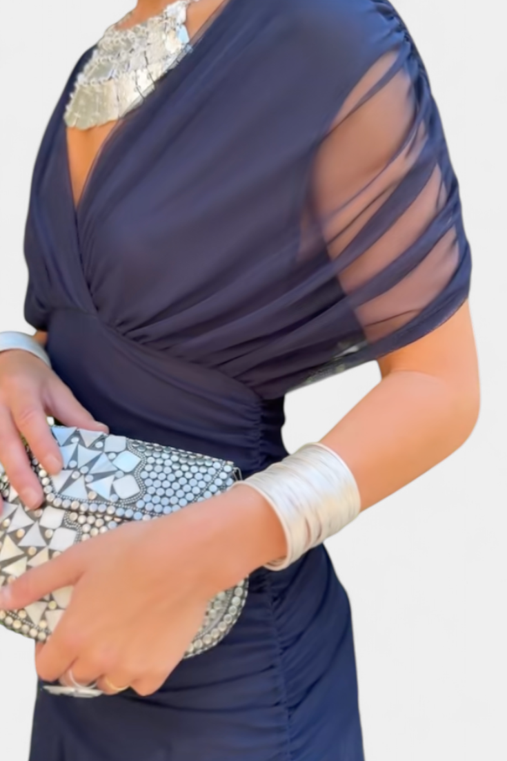 Off-Shoulder Midi Dress for Women