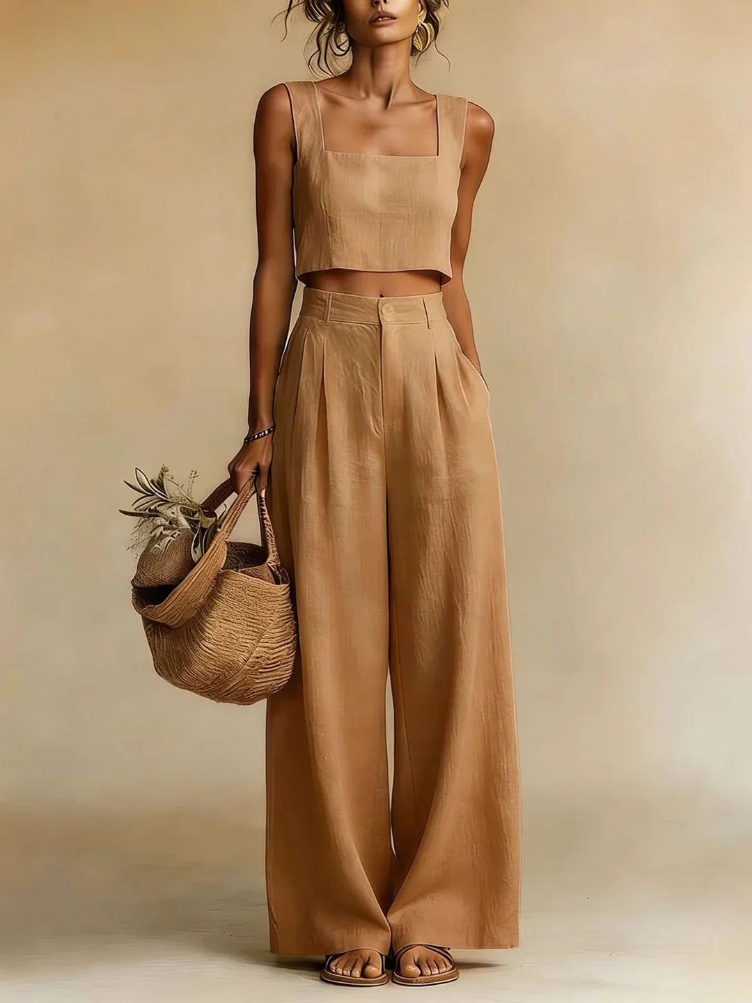 Palazzo Trouser and Top 2-Piece Set for Women