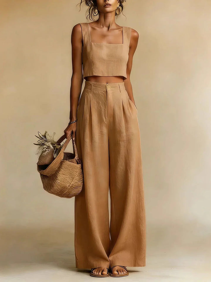 Palazzo Trouser and Top 2-Piece Set for Women