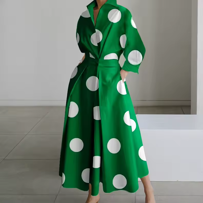 Button-Down Shirt Maxi Dress for Women