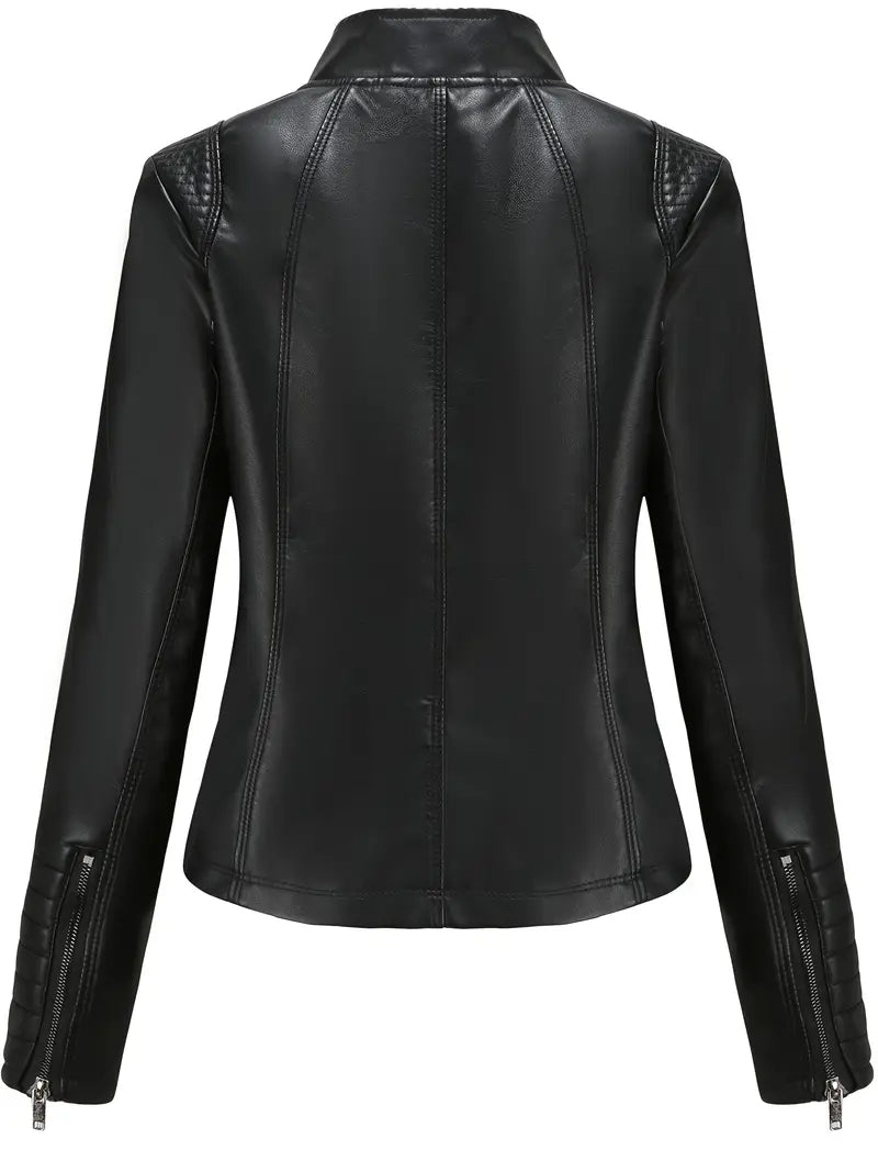 Stand-up Collar Jacket for Women