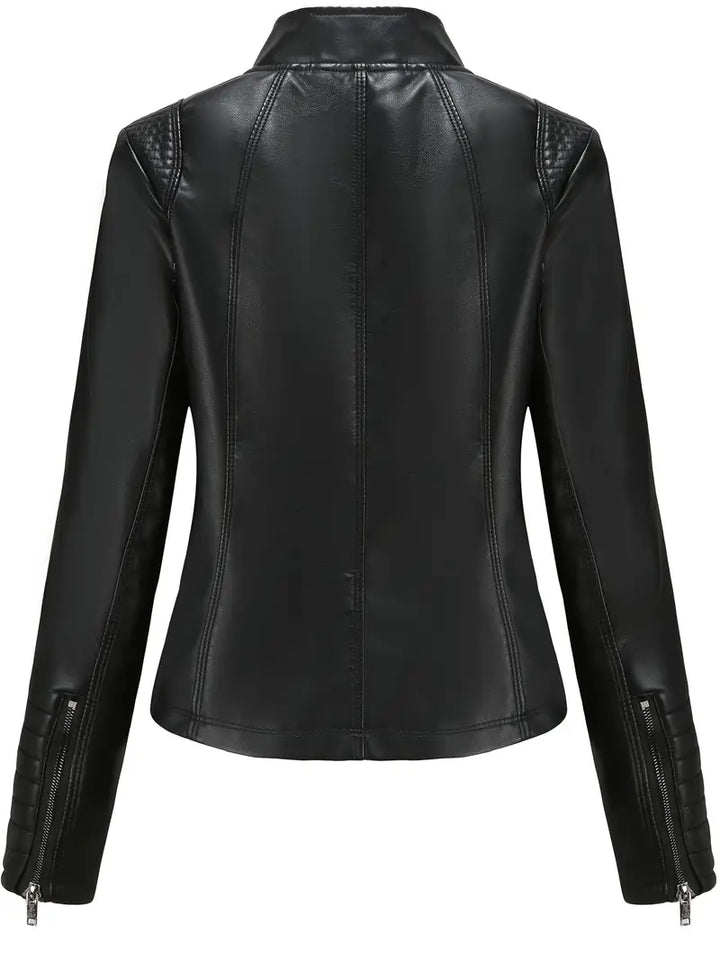 Stand-up Collar Jacket for Women