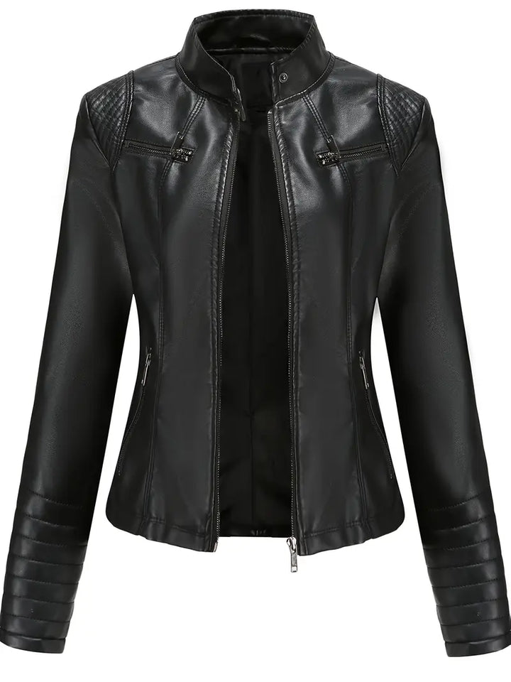 Stand-up Collar Jacket for Women