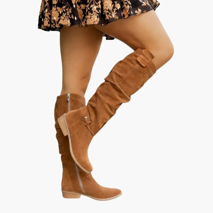Knee High Slouch Boots for Women