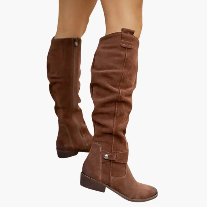 Knee High Slouch Boots for Women