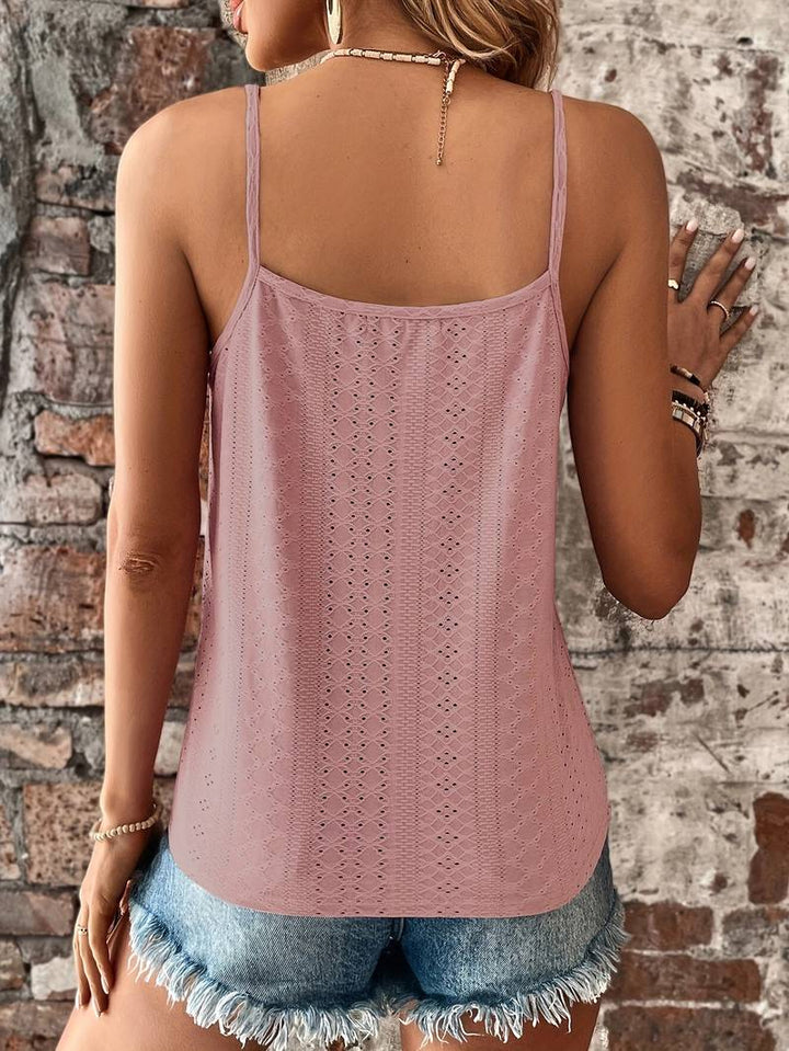 Lace V-Neck Cami Top for Women