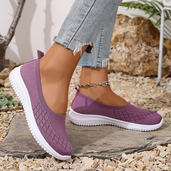 Lightweight Slip-On Walking Sneakers for Women