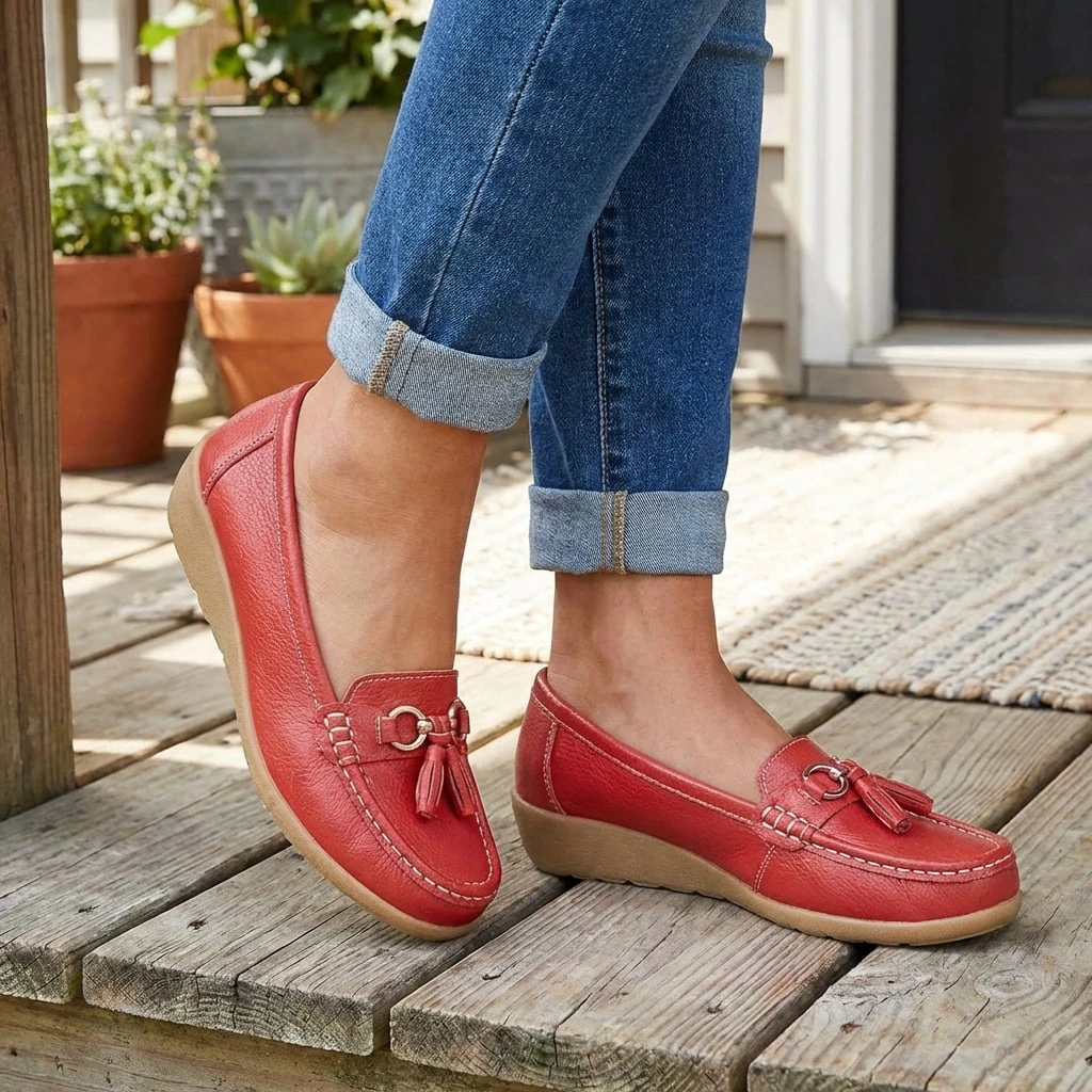 Cushioned Slip-On Loafers for Women