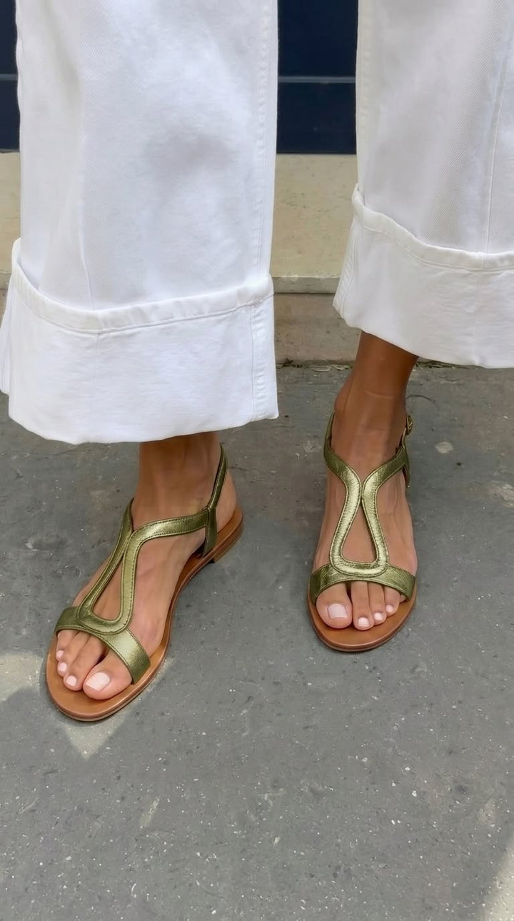 Woven Strap Flat Sandals for Women