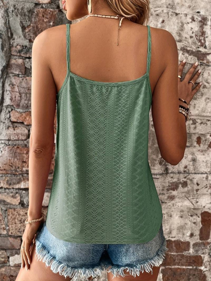 Lace V-Neck Cami Top for Women