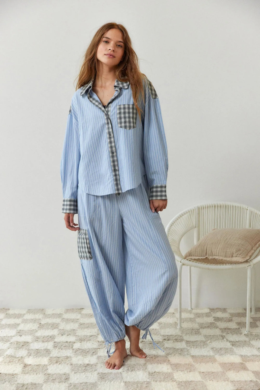 Soft Stretch Two-Piece Pyjama Set for Women