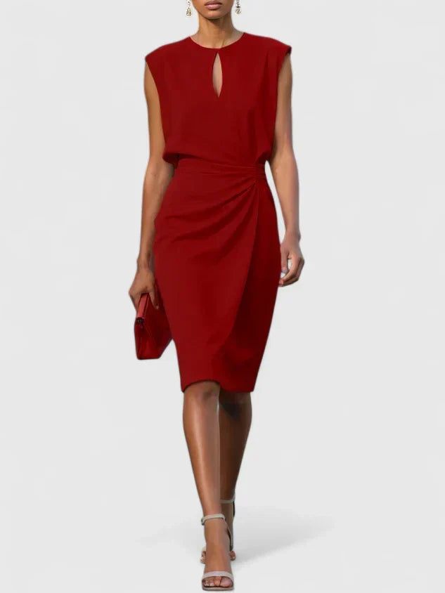Tailored Midi Dress for Women