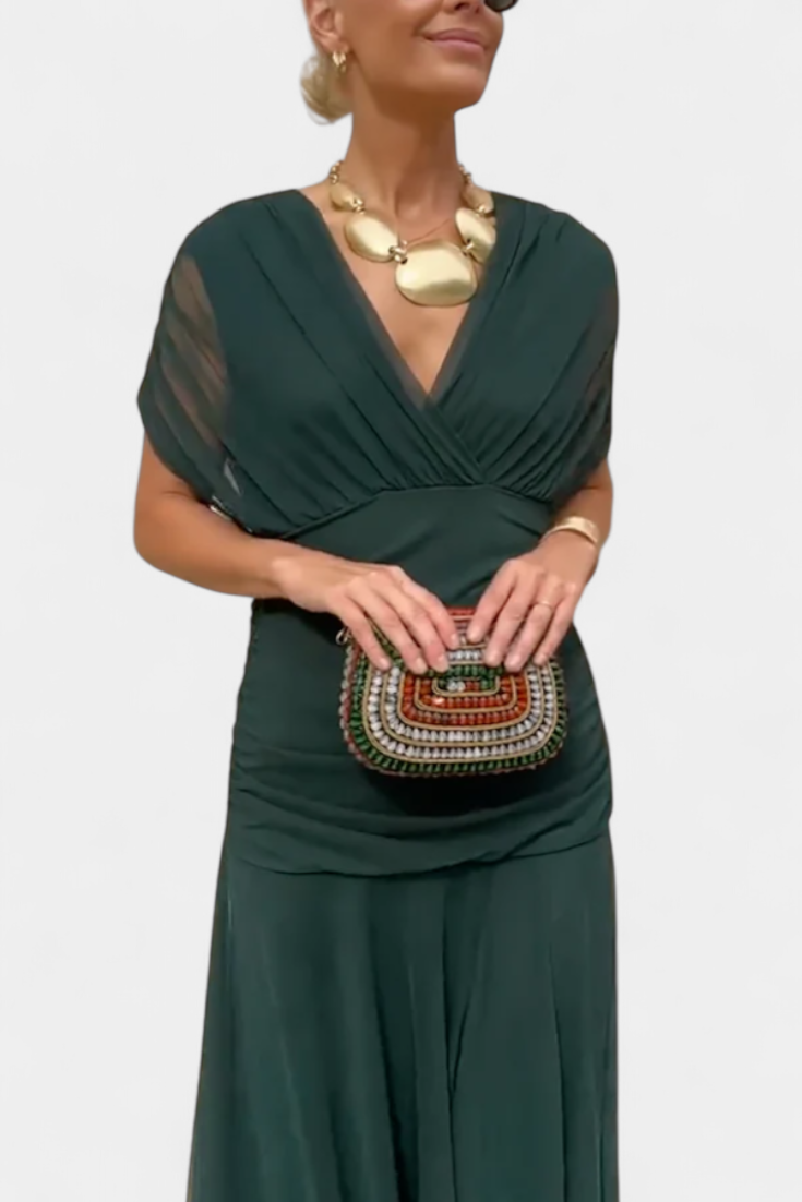 Off-Shoulder Midi Dress for Women