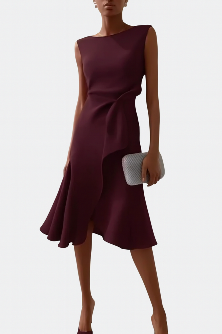 Sleeveless Flowy Midi Dress for Women