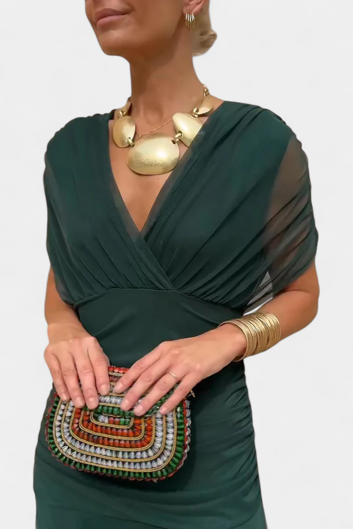 Off-Shoulder Midi Dress for Women