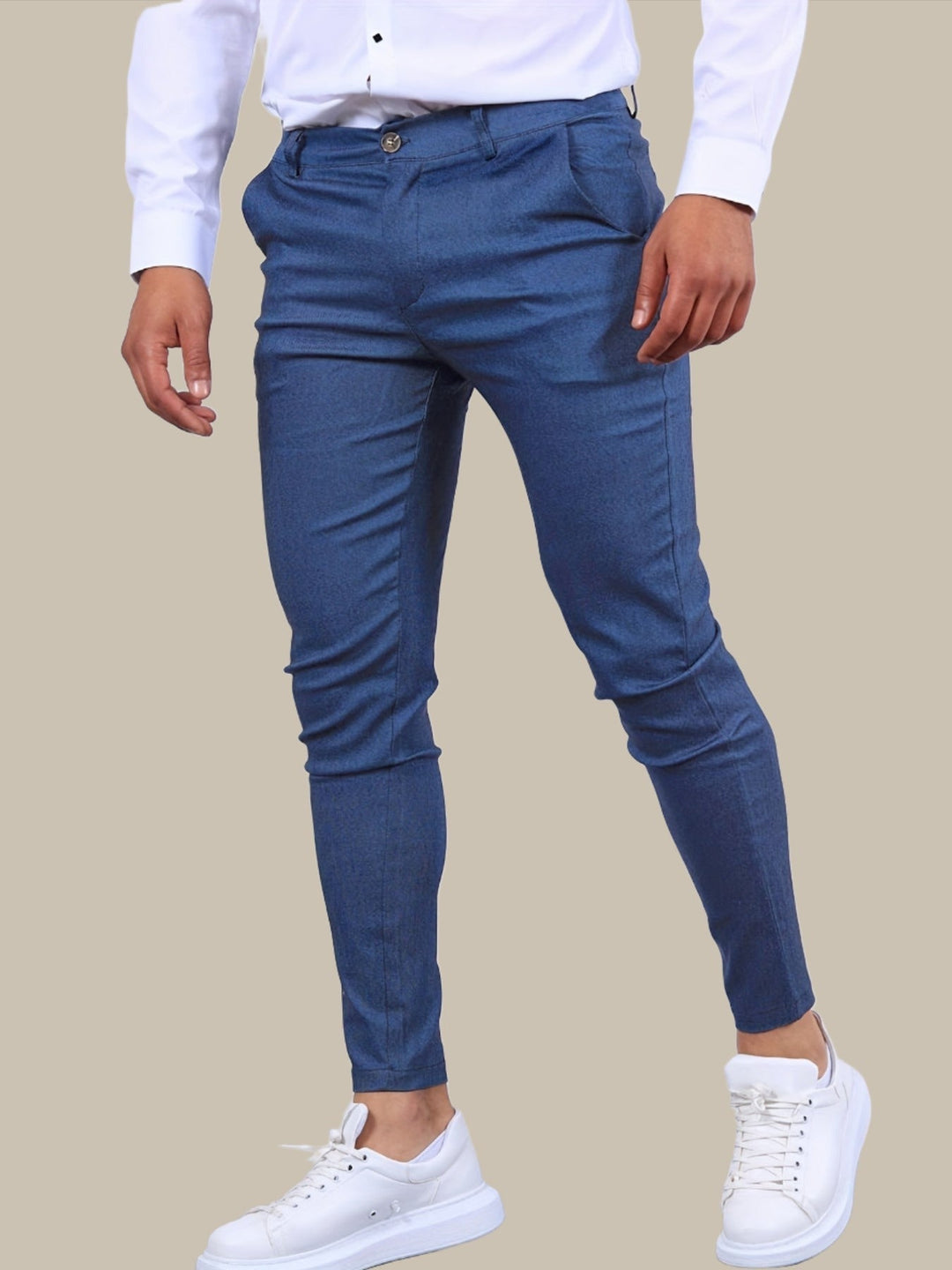 Stretch Skinny-Fit Chino Pants for Men