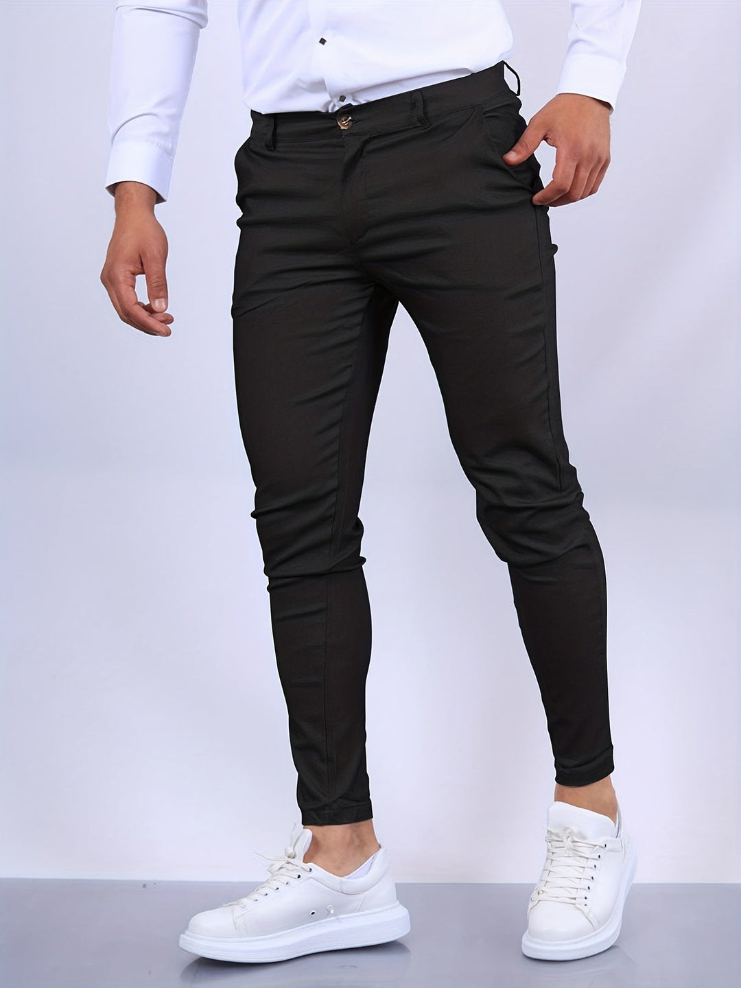 Stretch Skinny-Fit Chino Pants for Men