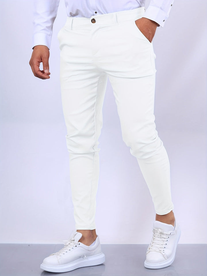 Stretch Skinny-Fit Chino Pants for Men