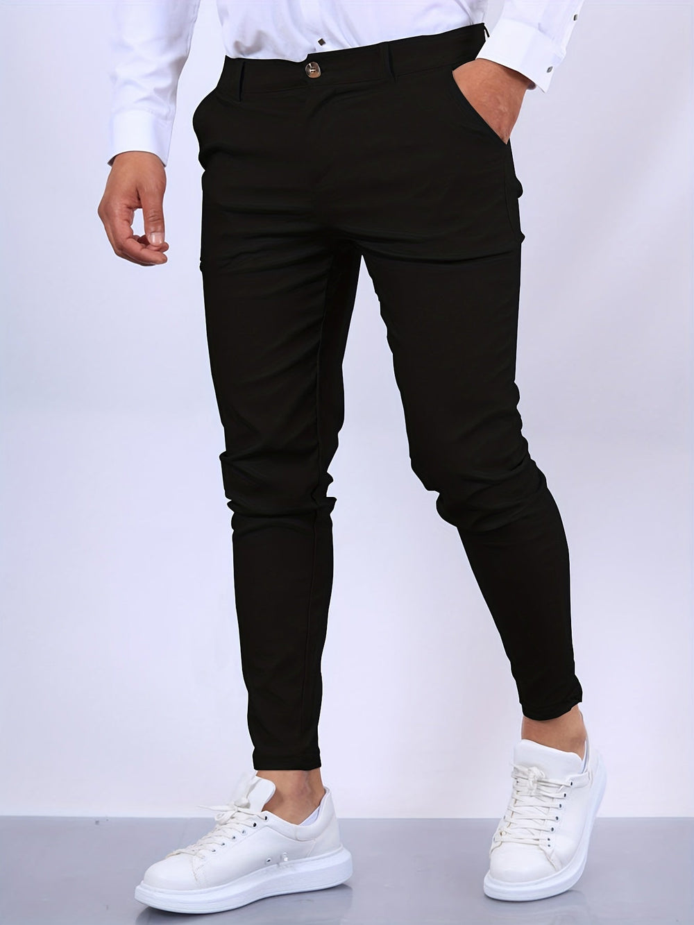 Stretch Skinny-Fit Chino Pants for Men