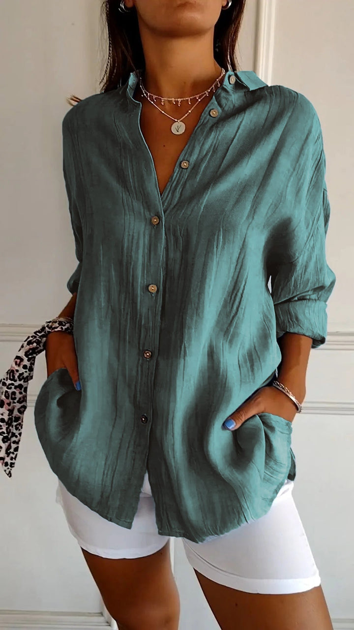 Button-Down Summer Shirt for Women