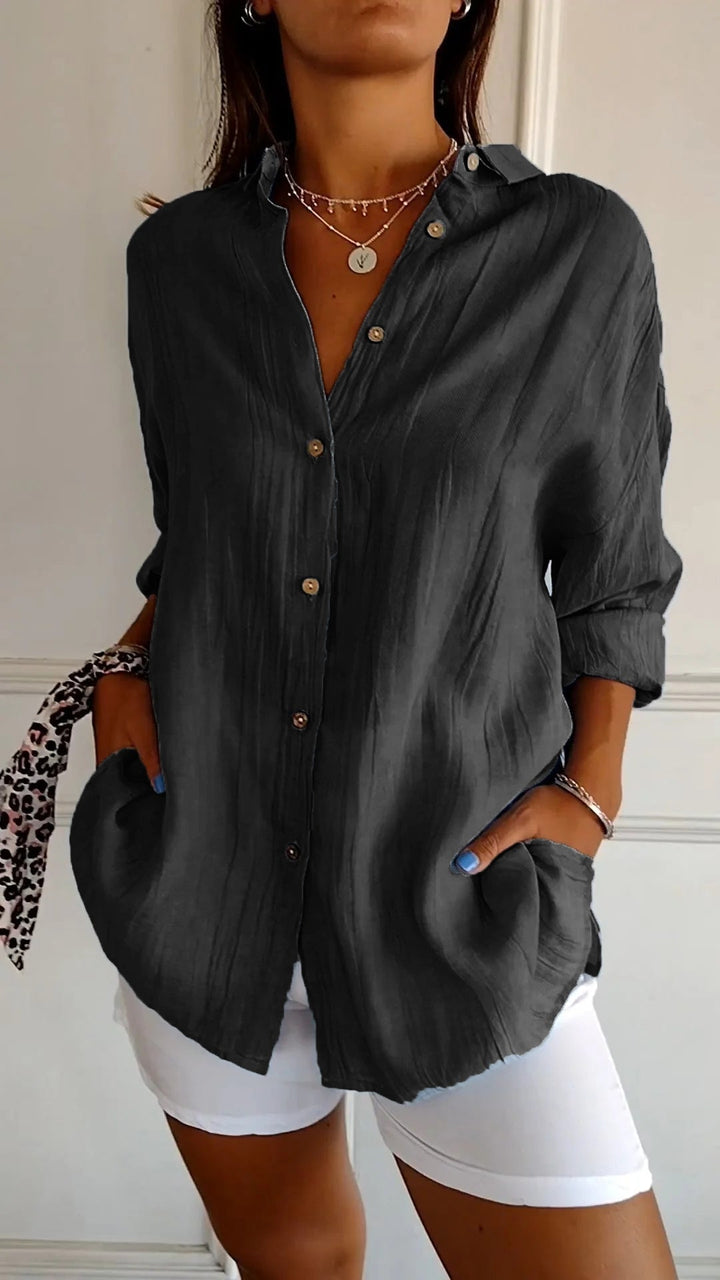Button-Down Summer Shirt for Women
