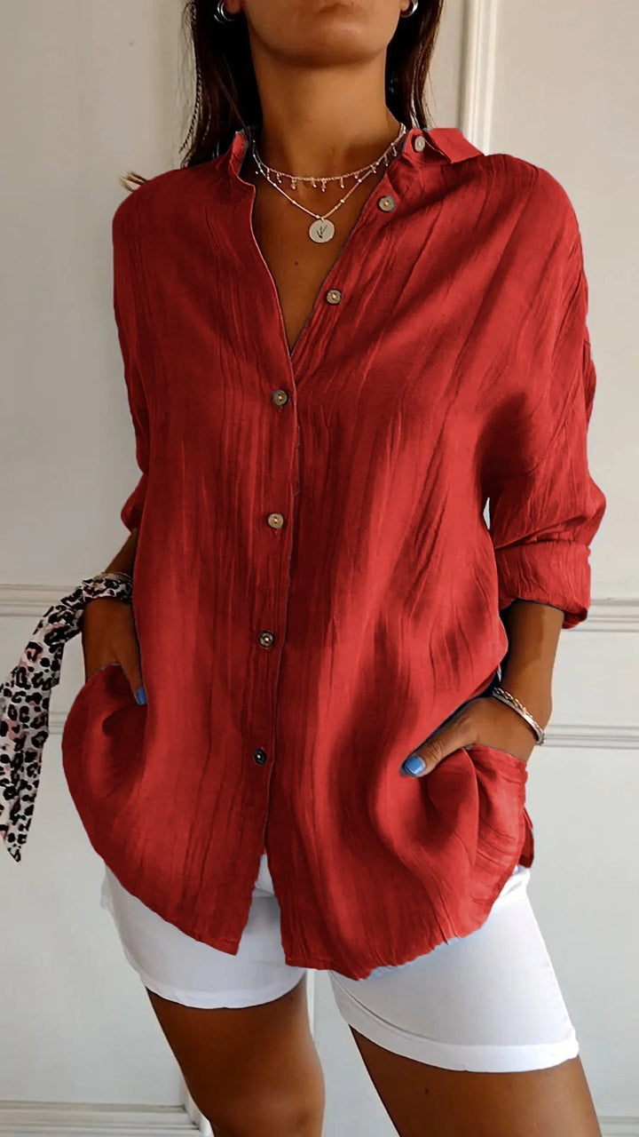 Button-Down Summer Shirt for Women