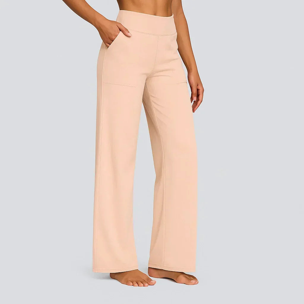 High-Waisted Wide-Leg Trousers for Women