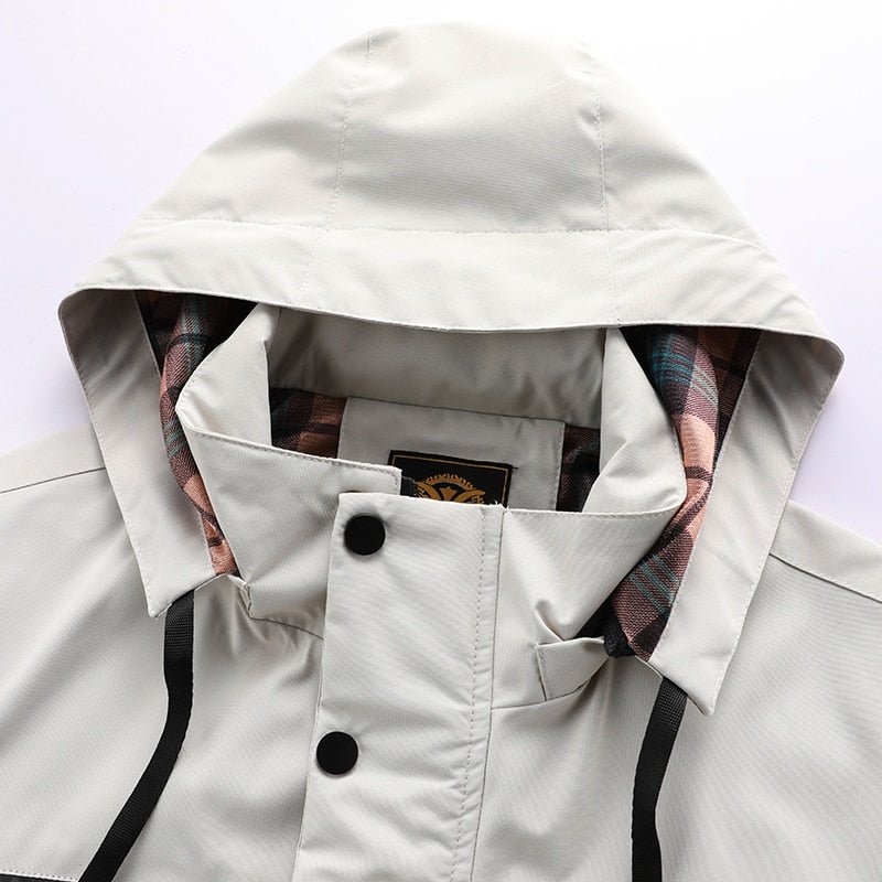Waterproof Winter Jacket with Hood for Men