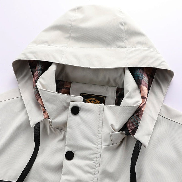 Waterproof Winter Jacket with Hood for Men