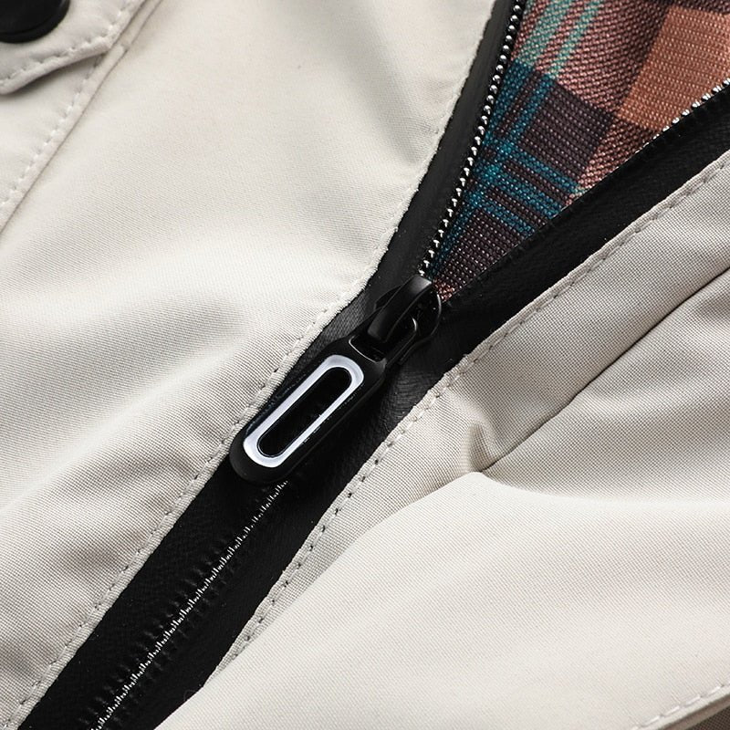 Waterproof Winter Jacket with Hood for Men