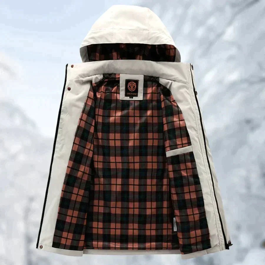Waterproof Winter Jacket with Hood for Men