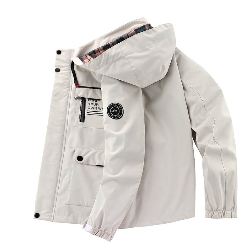 Waterproof Winter Jacket with Hood for Men