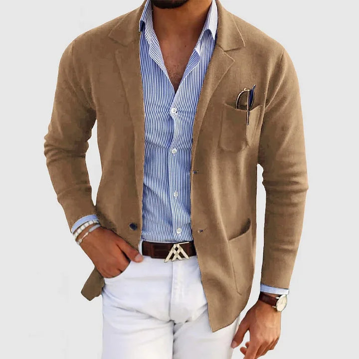 Classic Lapel Casual Blazer for Men